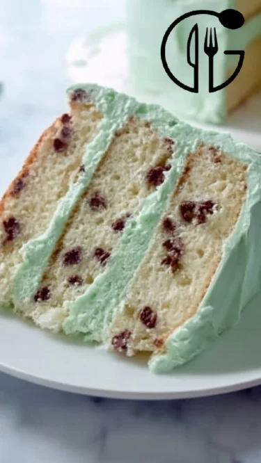 Mint Chocolate Chip Cake