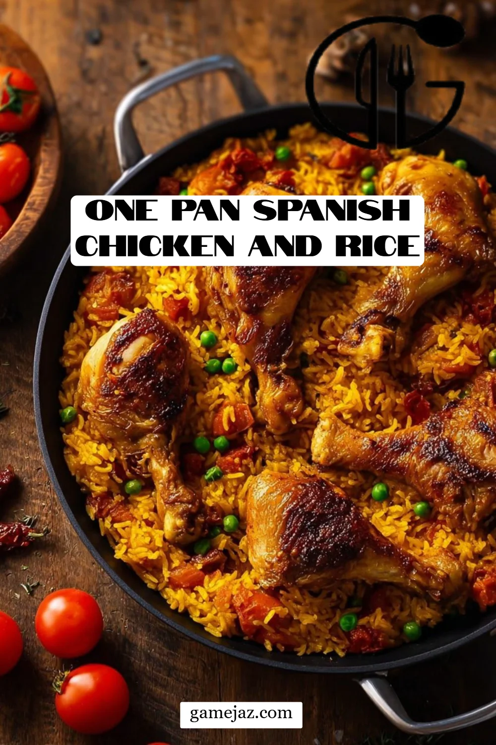 One Pan Spanish Chicken and Rice