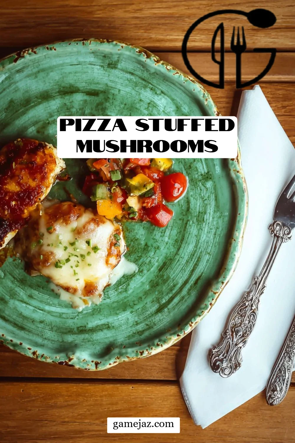Pizza Stuffed Mushrooms