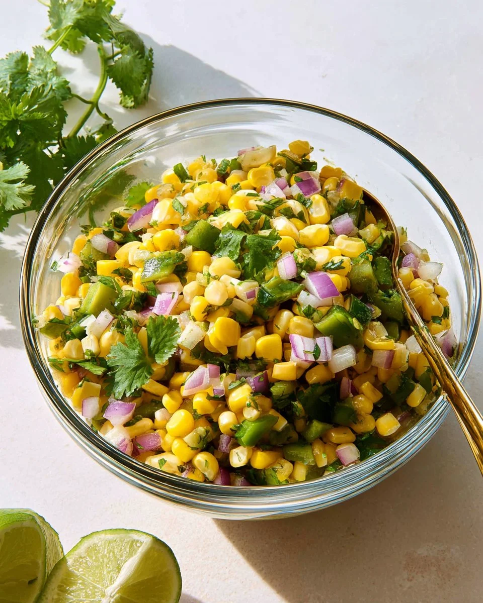 Roasted Chili Corn Salsa (Chipotle Copycat)