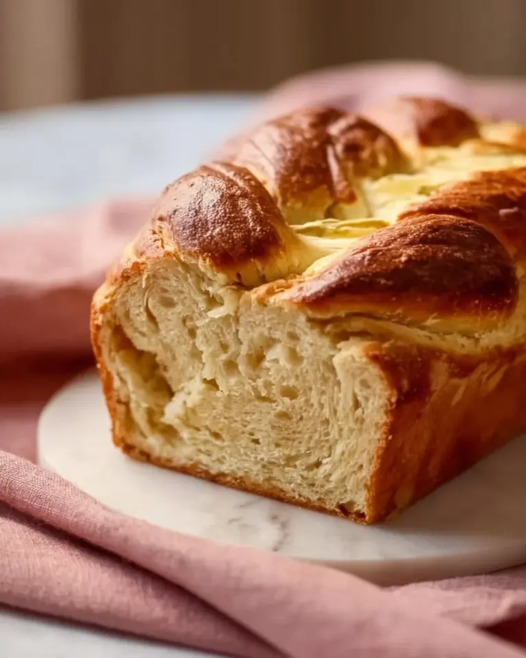 Freshly baked Scandinavian Cardamom Bread with aromatic spices