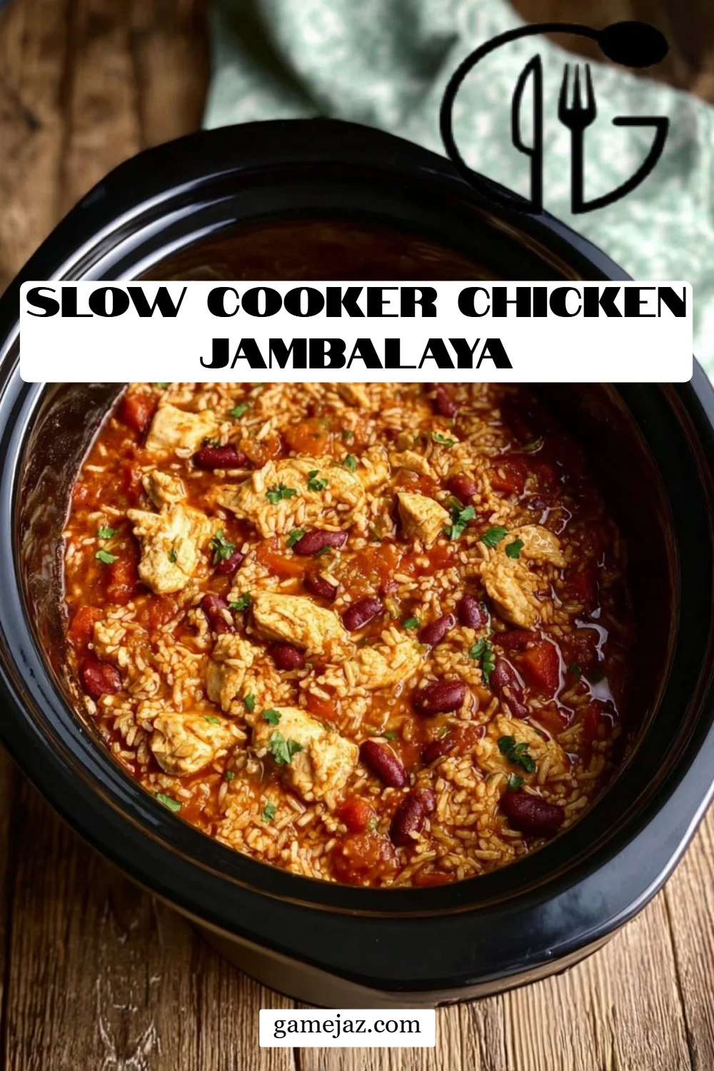 Slow Cooker Chicken Jambalaya