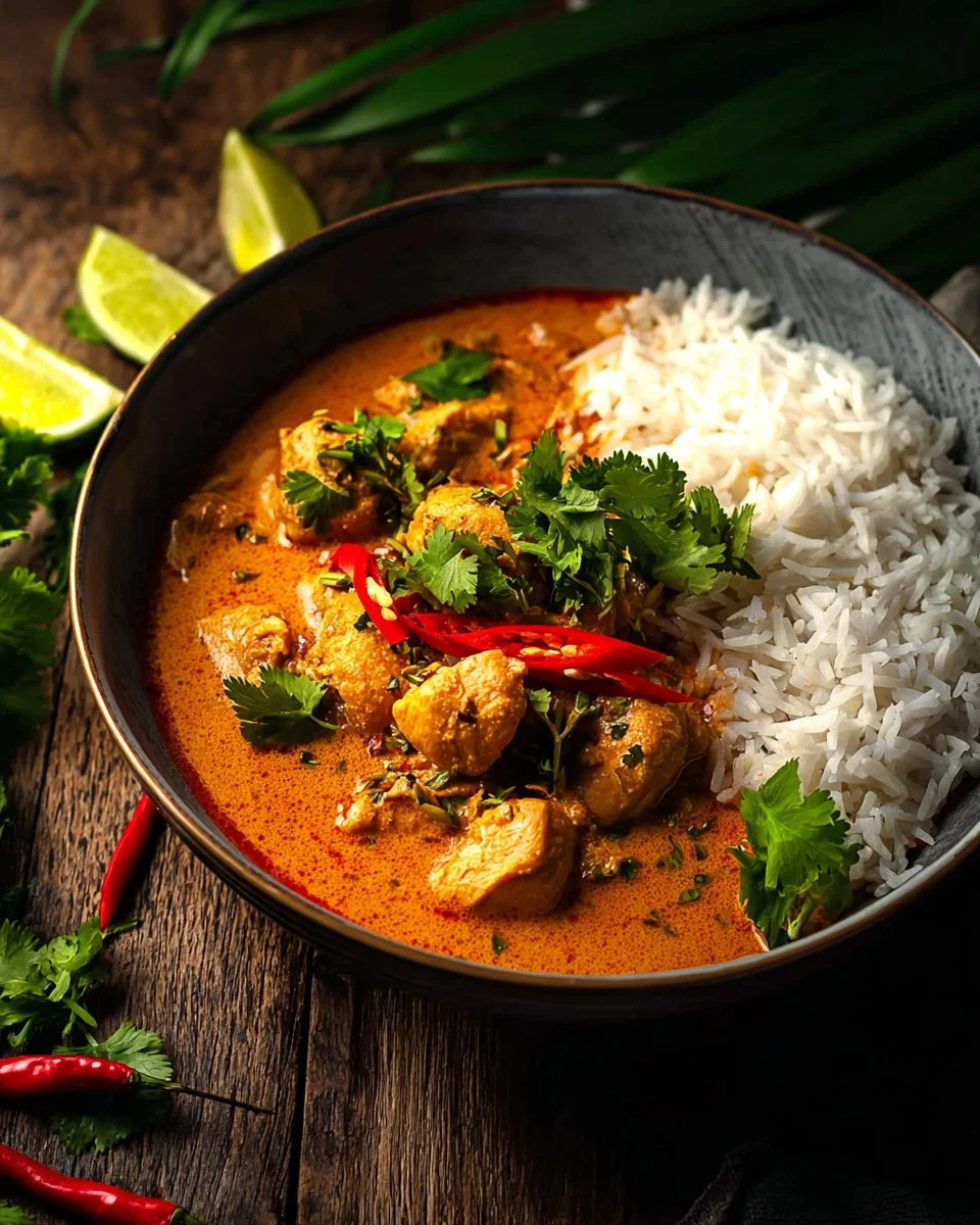 Slow Cooker Chicken Satay Curry