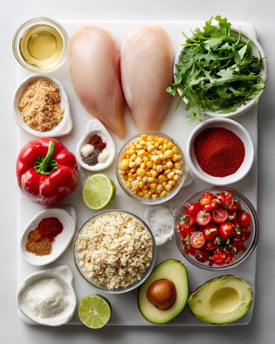 Sriracha Chicken Burrito Bowls