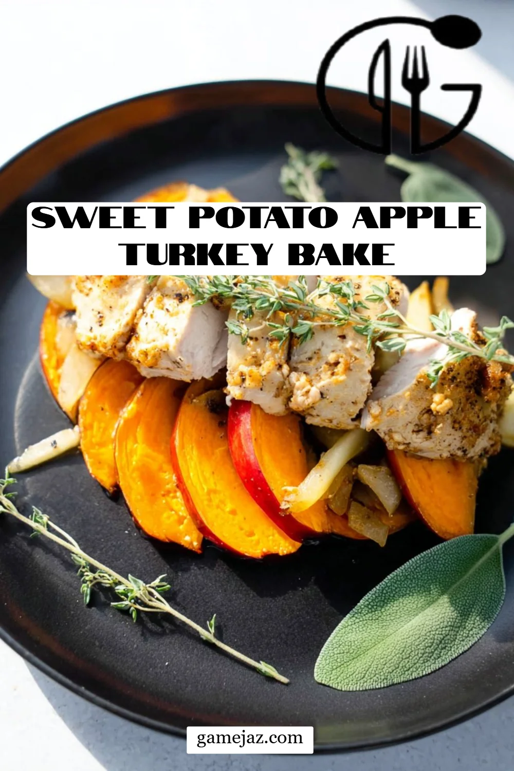 Sweet Potato Apple Turkey Bake