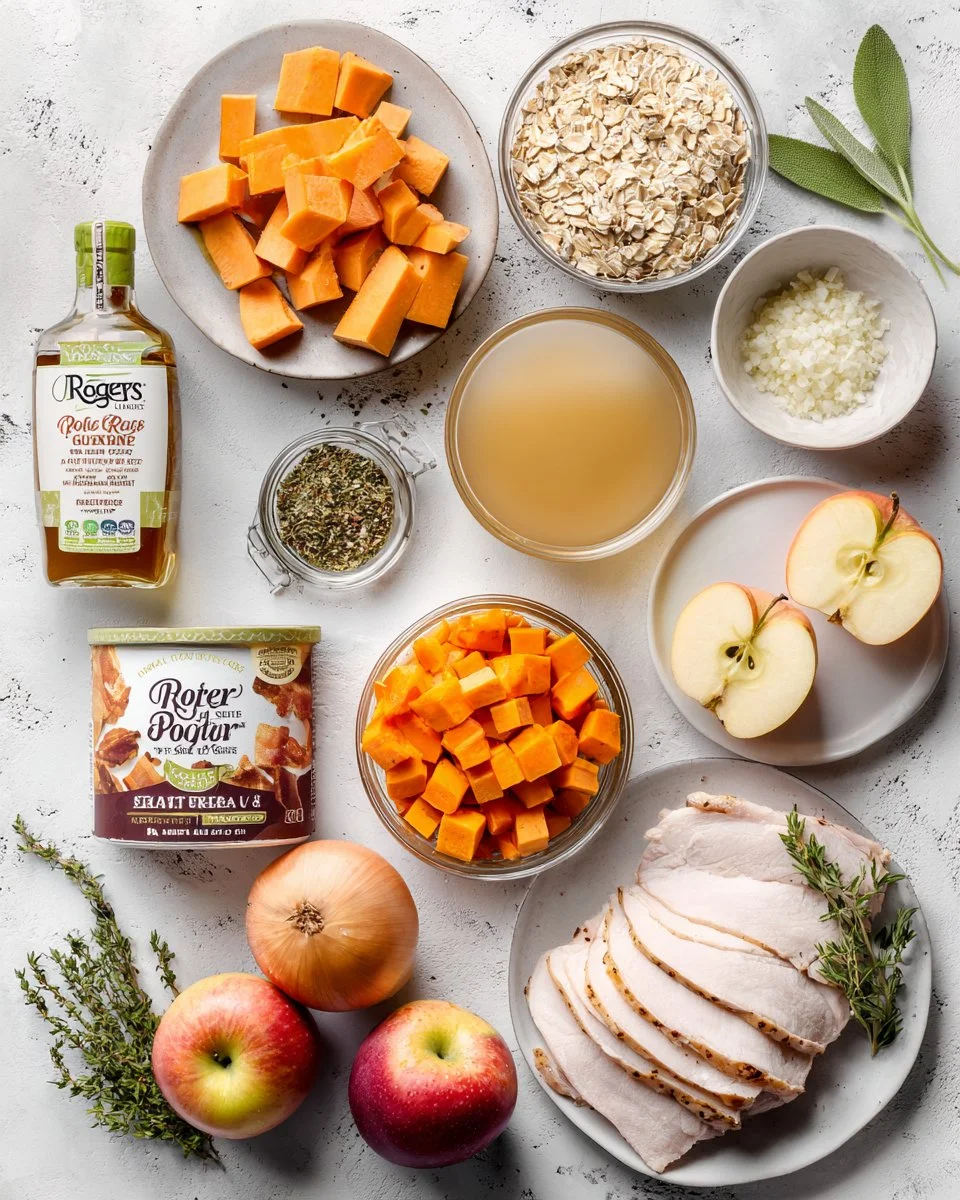 Sweet Potato Apple Turkey Bake