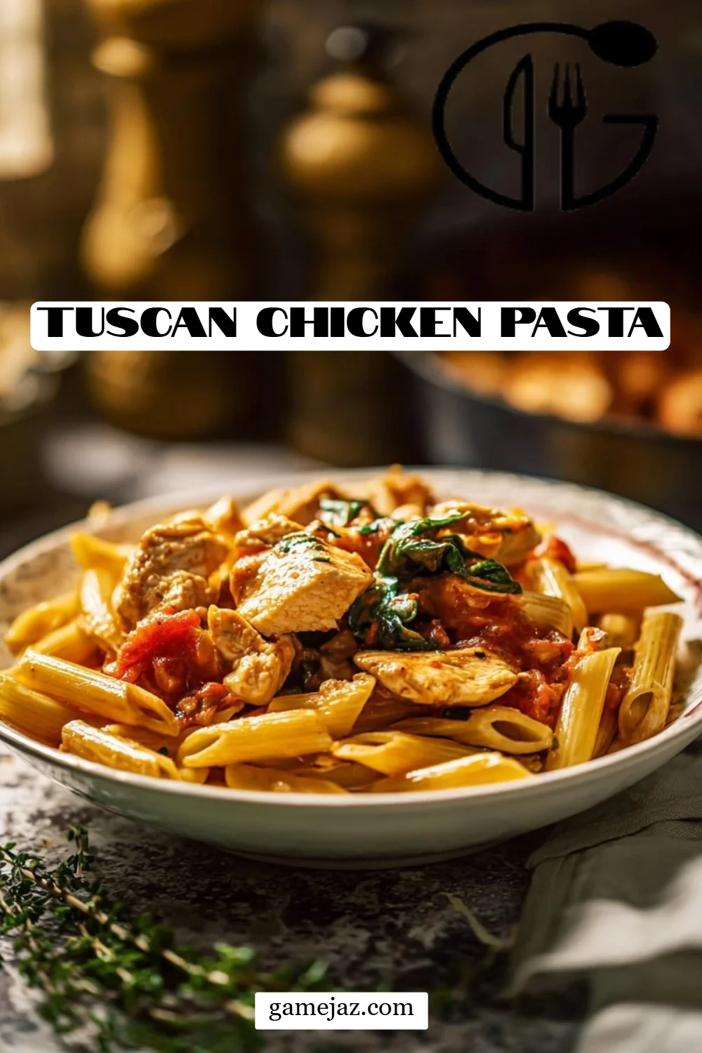 Tuscan Chicken Pasta