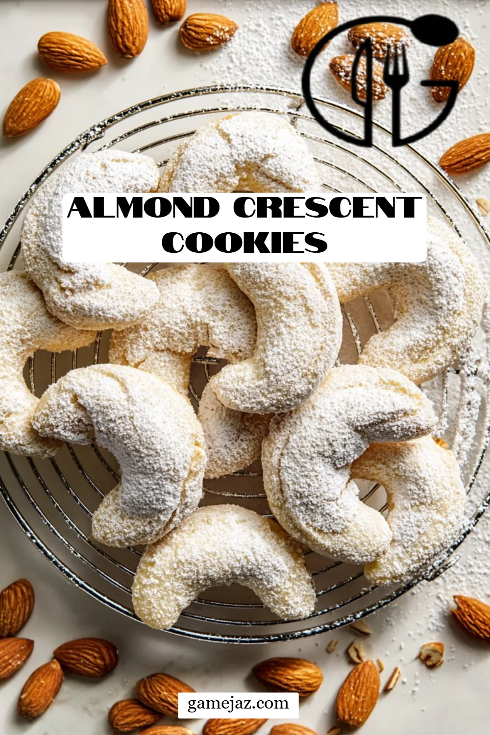 Almond Crescent Cookies