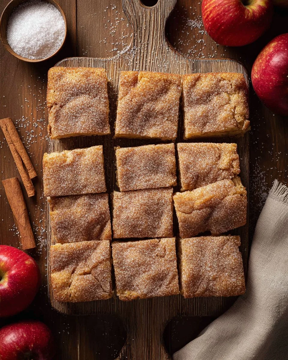 Apple Cider Blondies