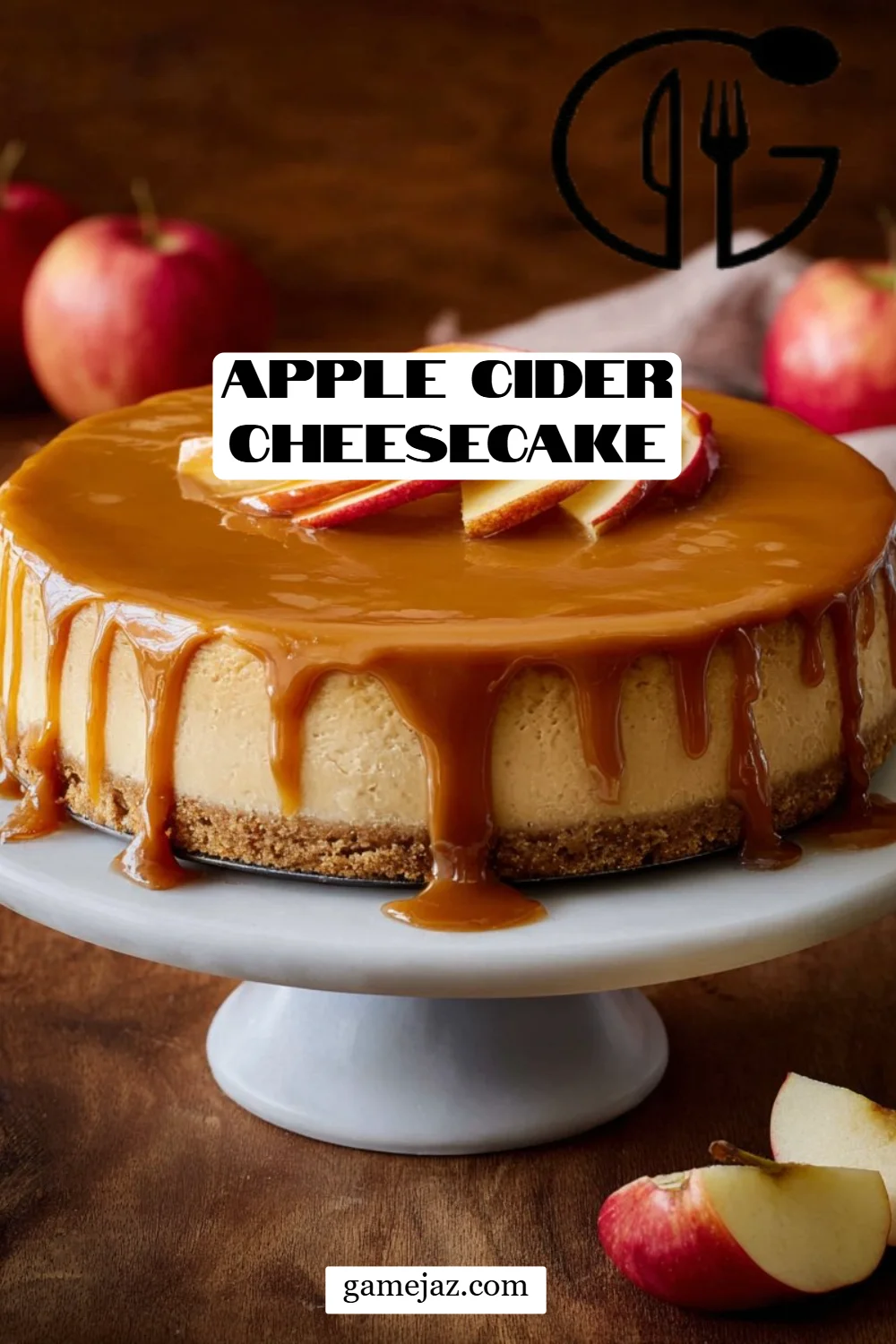 Apple Cider Cheesecake