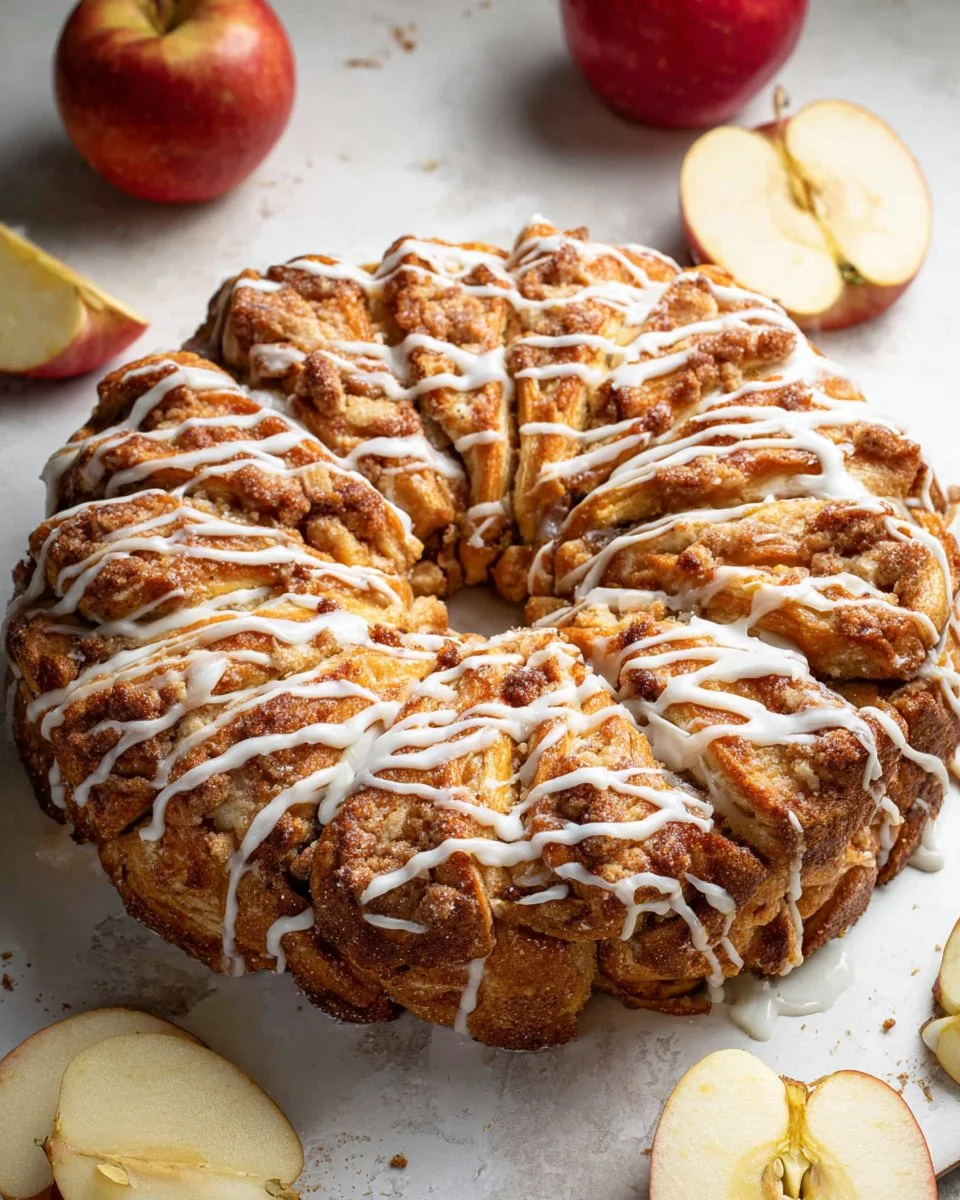 Apple Pie Bomb Wreath
