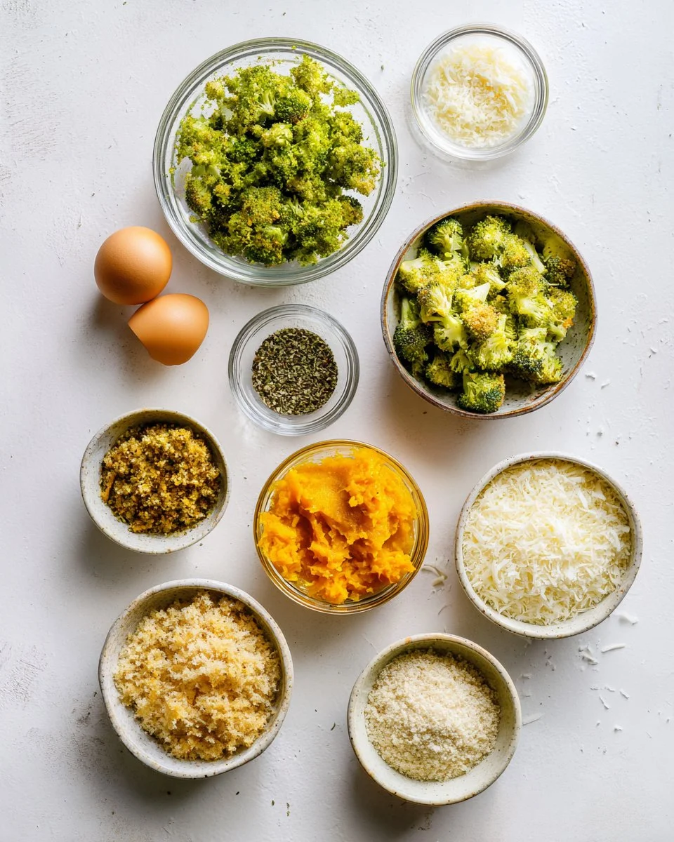 Baked Broccoli Pumpkin Tots
