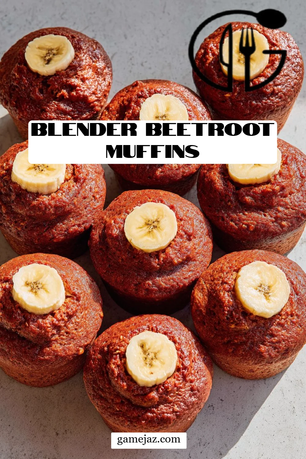Blender Beetroot Muffins