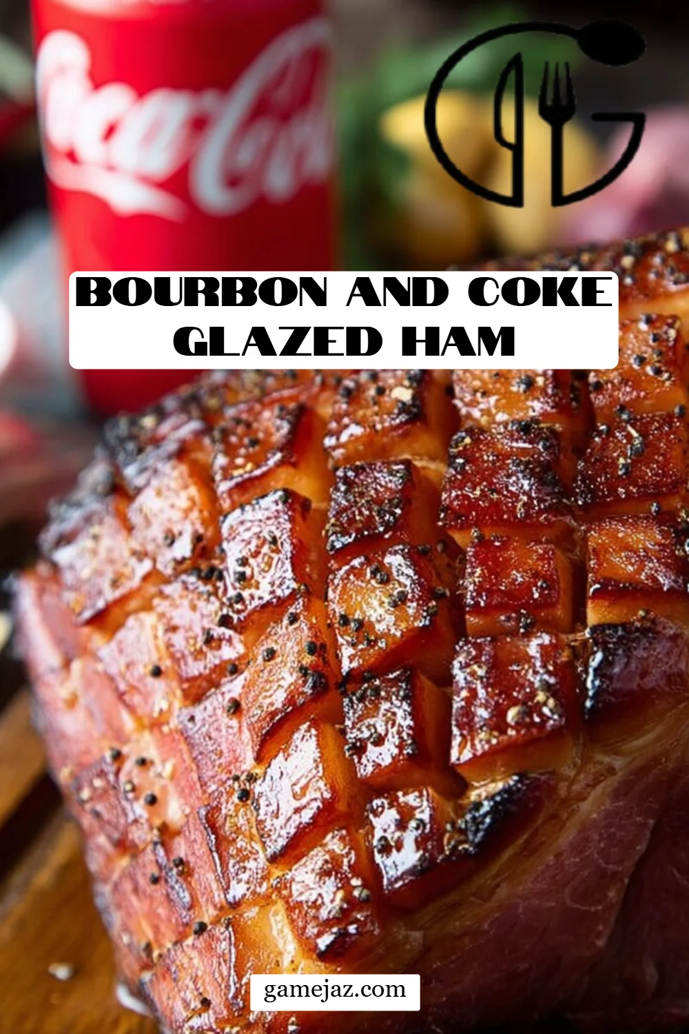 Bourbon and Coke Glazed Ham
