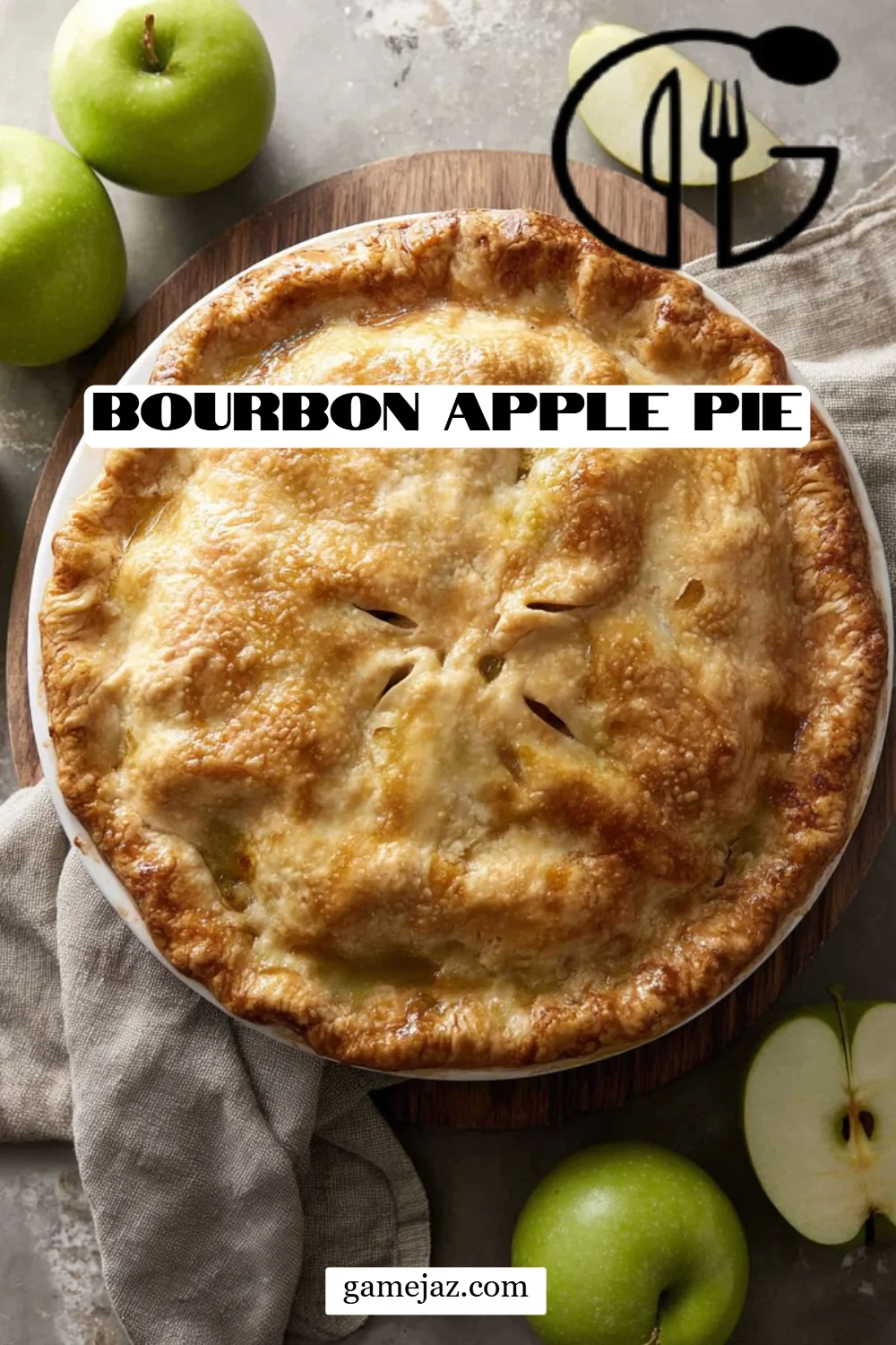 Bourbon Apple Pie