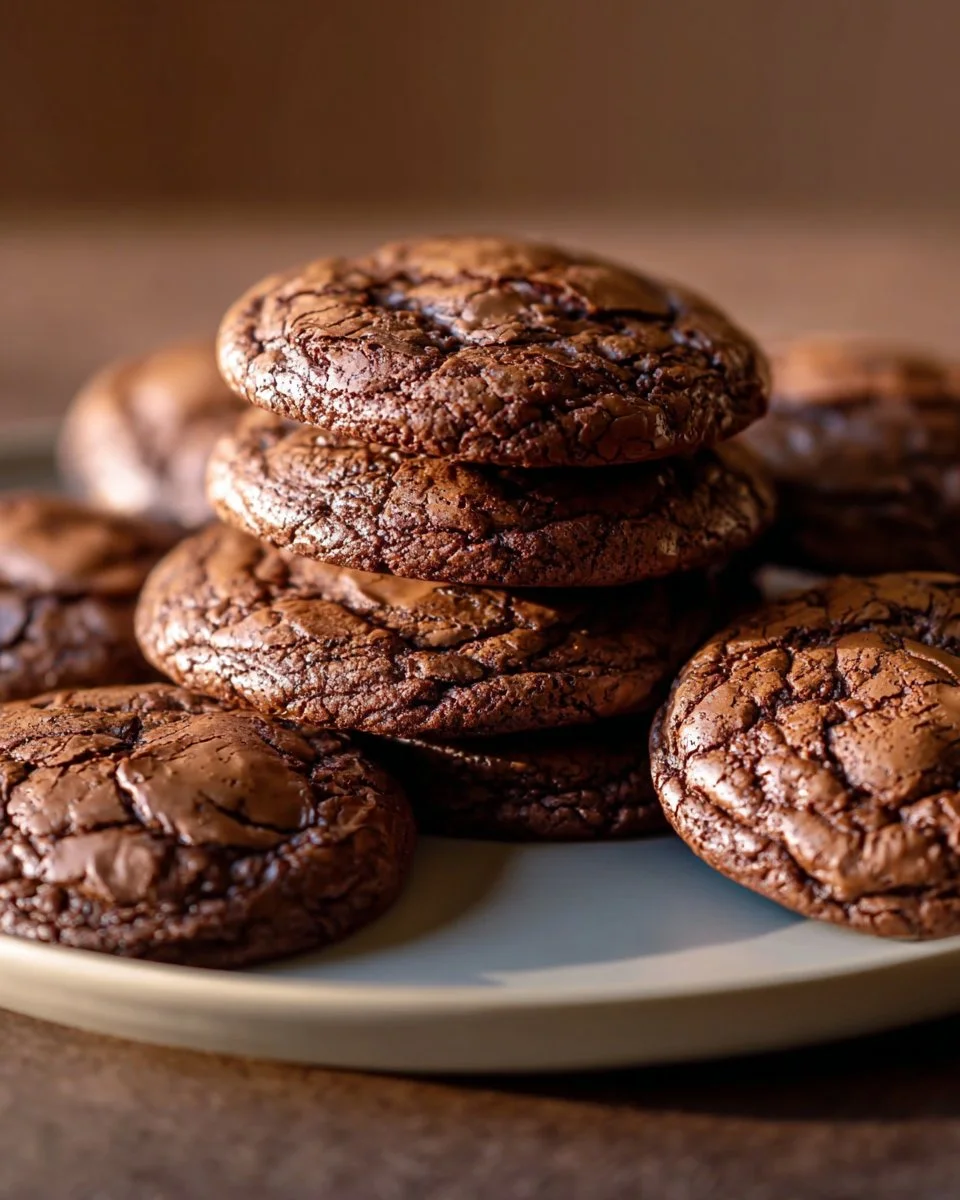 Delicious brownie cookies with rich chocolate flavor and chewy texture.