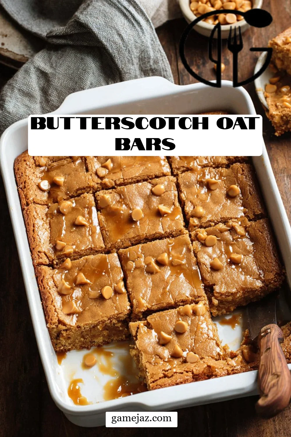 Butterscotch Oat Bars