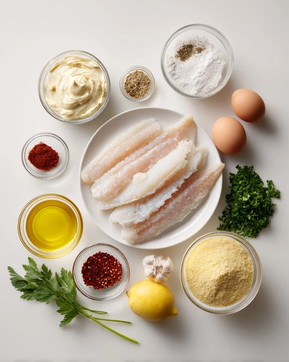 Catfish Fingers with Cajun Remoulade