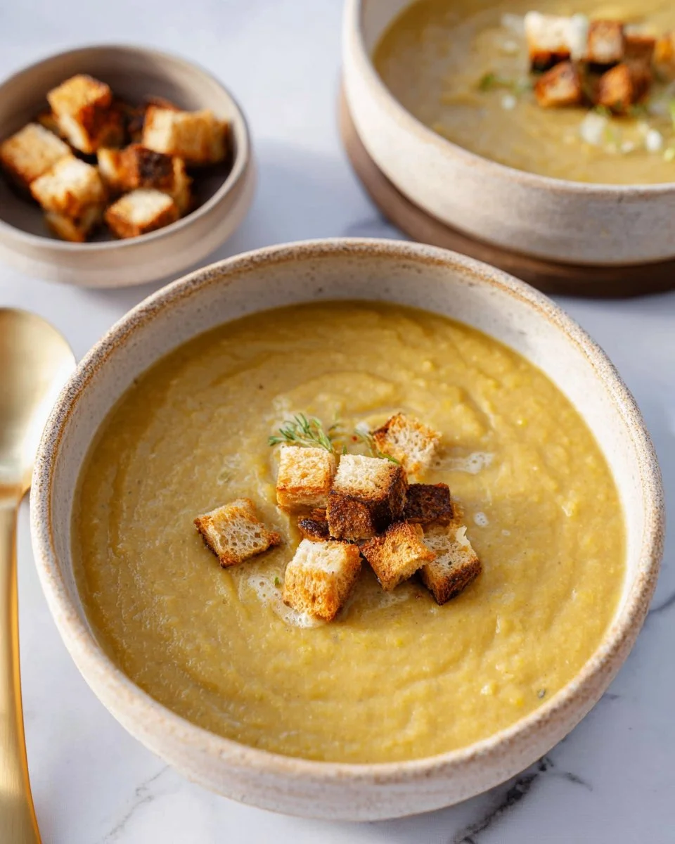 Cauliflower Potato and Leek Soup