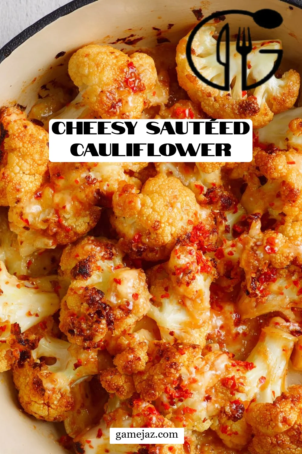 Cheesy Sautéed Cauliflower