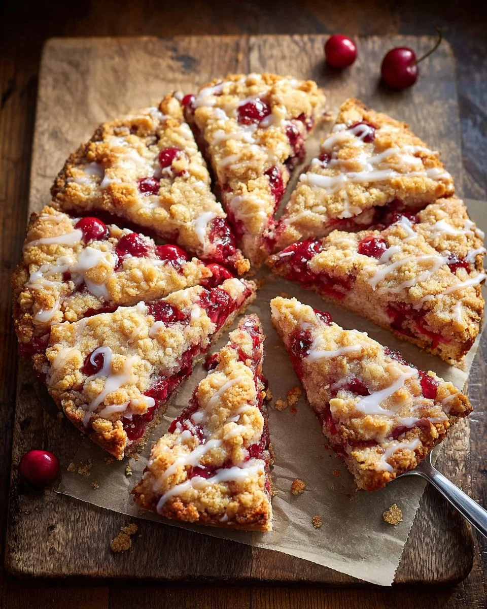 Cherry Dessert Pizza