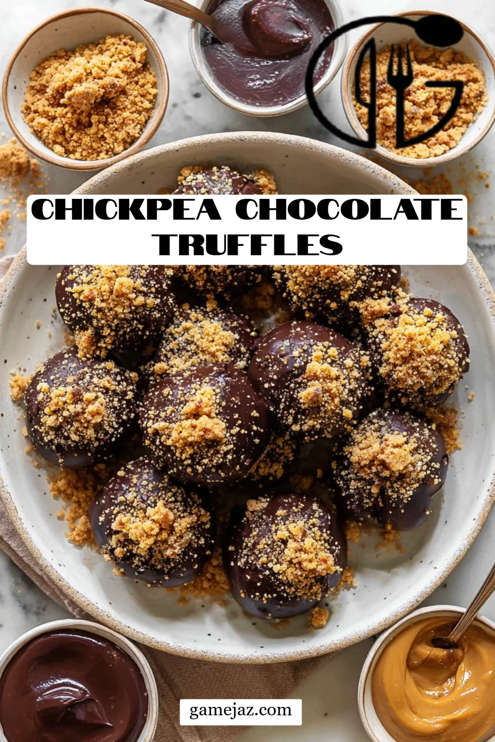 Chickpea Chocolate Truffles