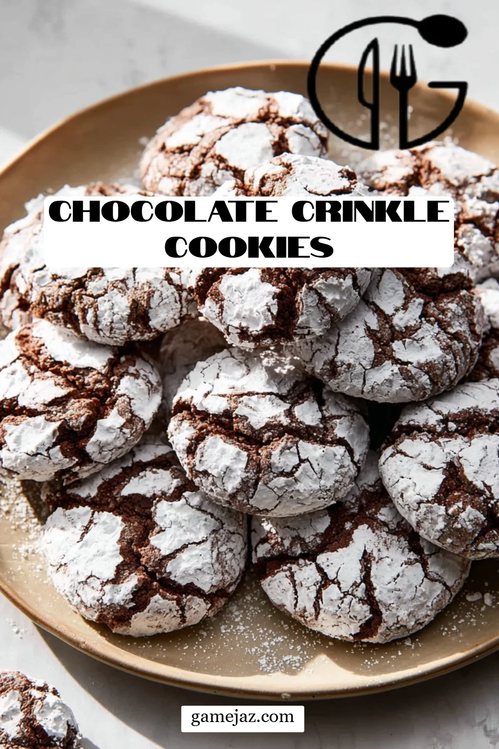 Chocolate Crinkle Cookies