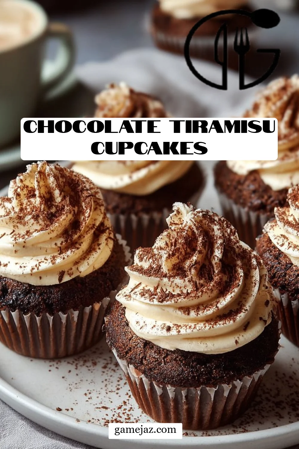 Chocolate Tiramisu Cupcakes