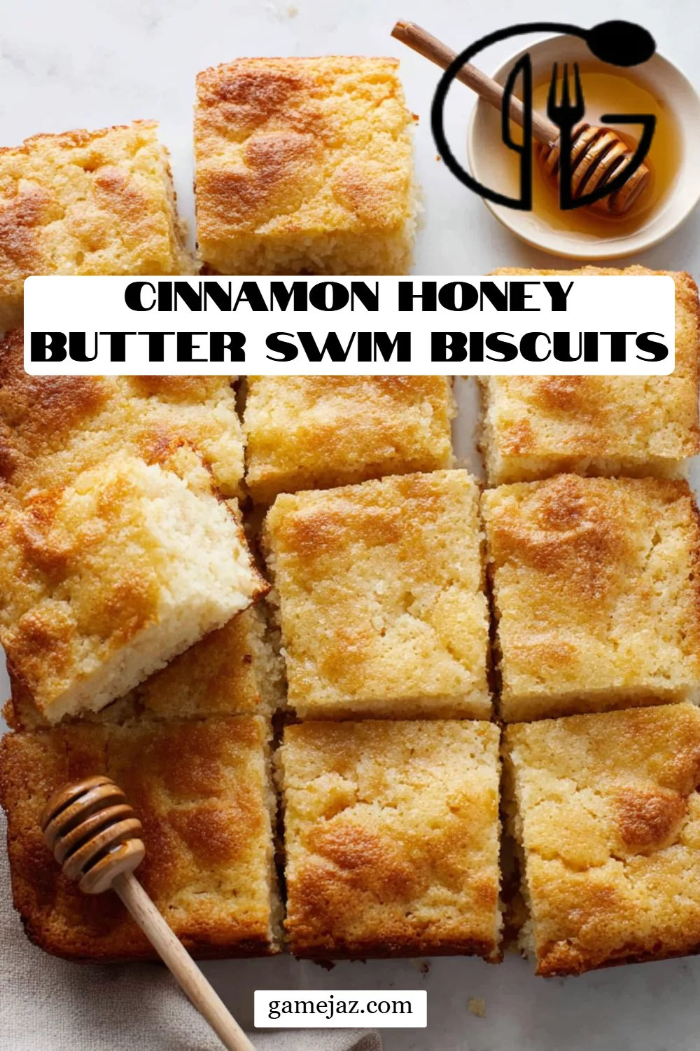 Cinnamon Honey Butter Swim Biscuits