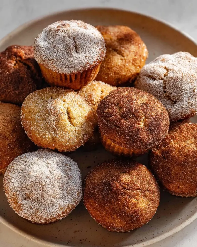 Coconut flour donut holes on a plate, ready to be enjoyed.