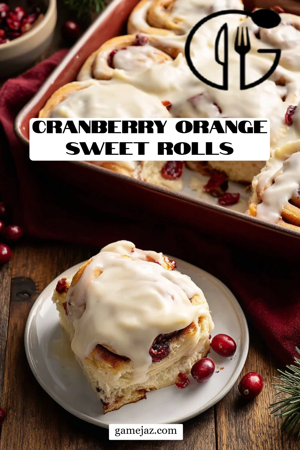 Cranberry Orange Sweet Rolls