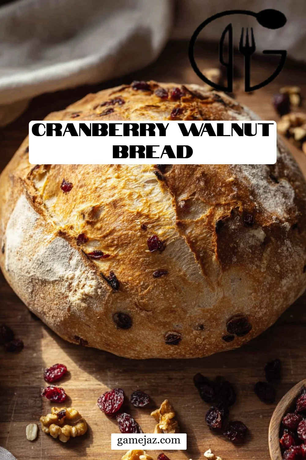 Cranberry Walnut Bread