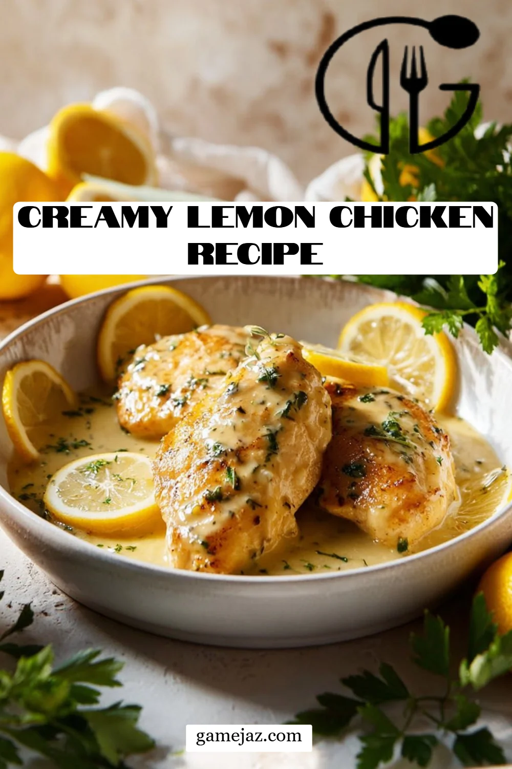 Creamy Lemon Chicken Recipe