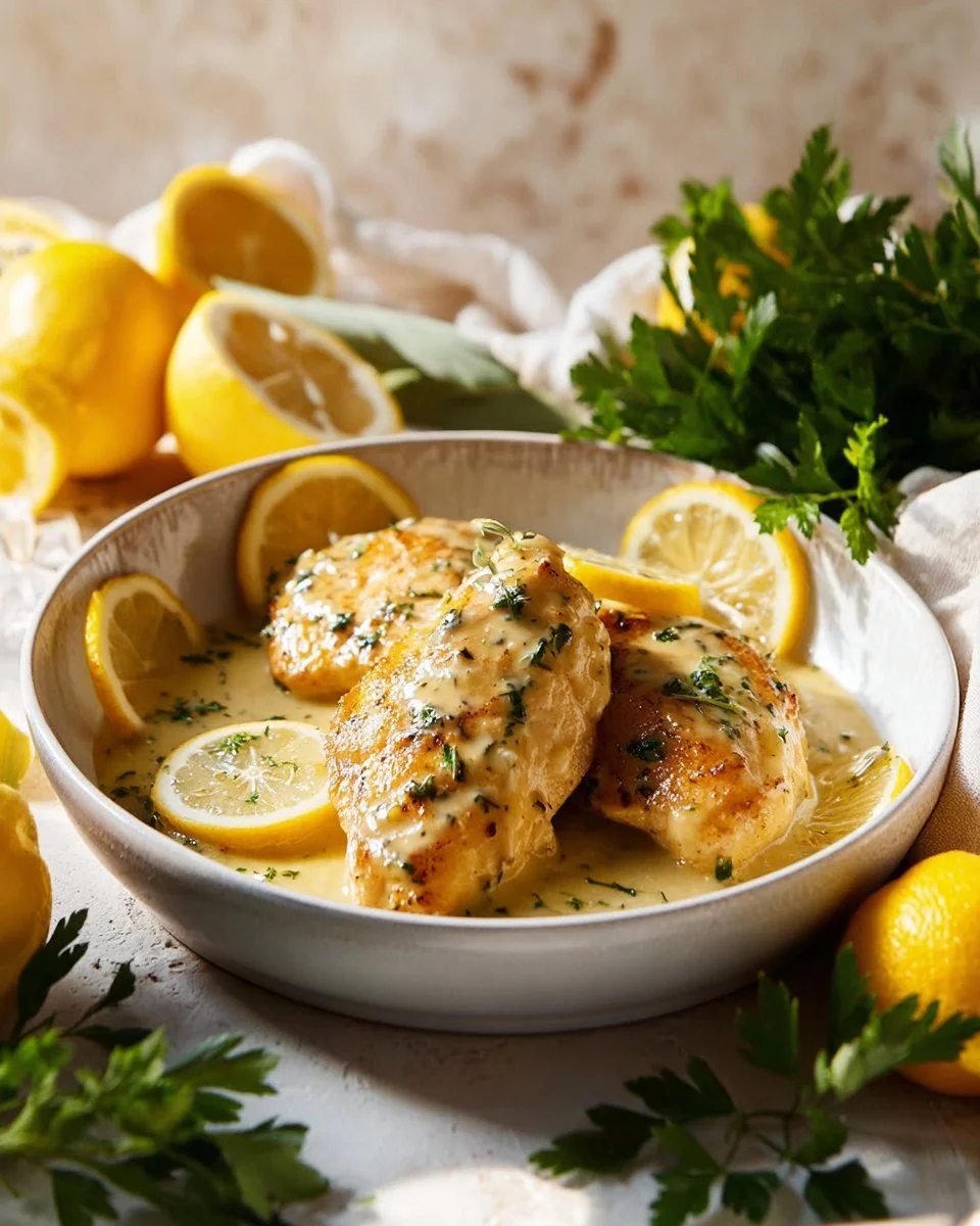 Creamy Lemon Chicken Recipe