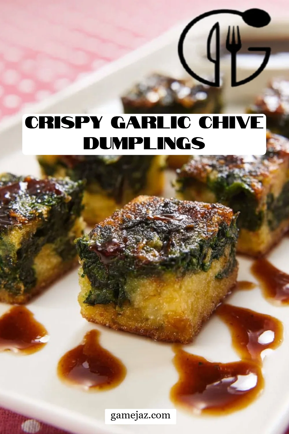 Crispy Garlic Chive Dumplings