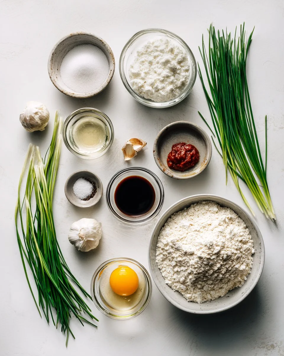 Crispy Garlic Chive Dumplings