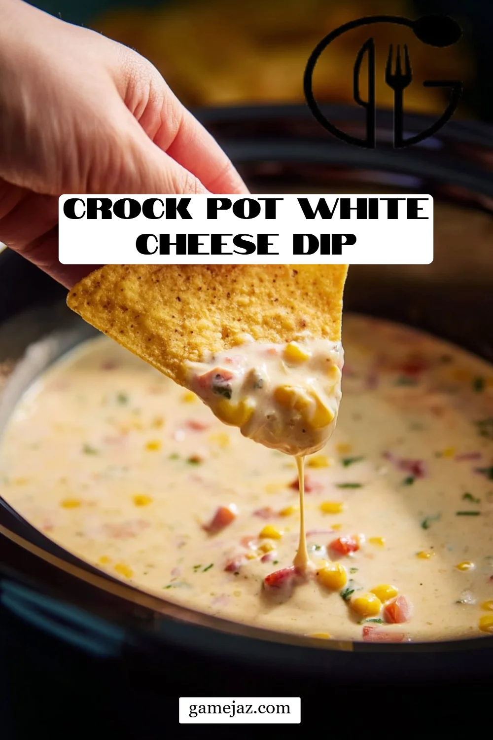 Crock Pot White Cheese Dip