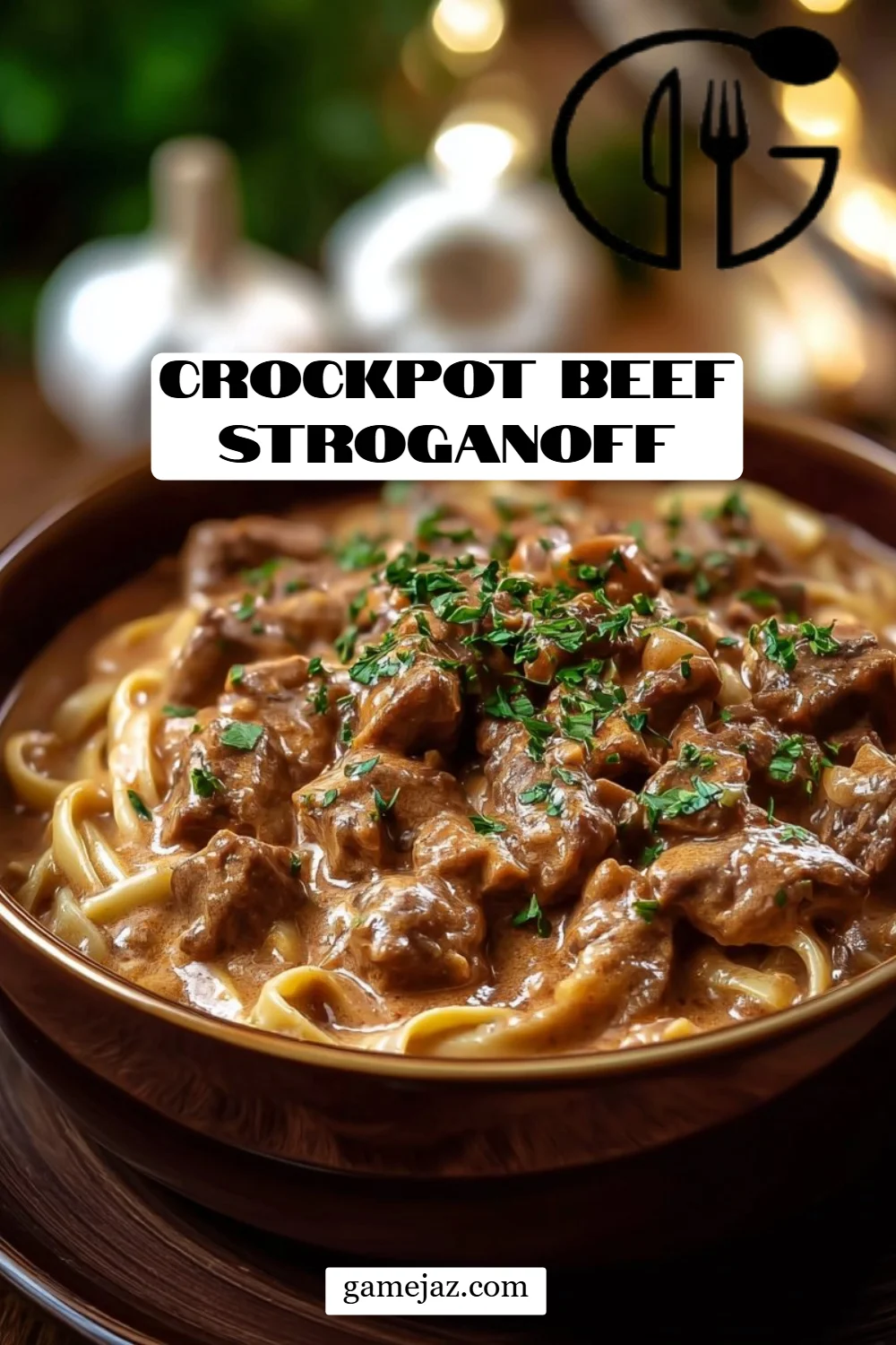 Crockpot Beef Stroganoff