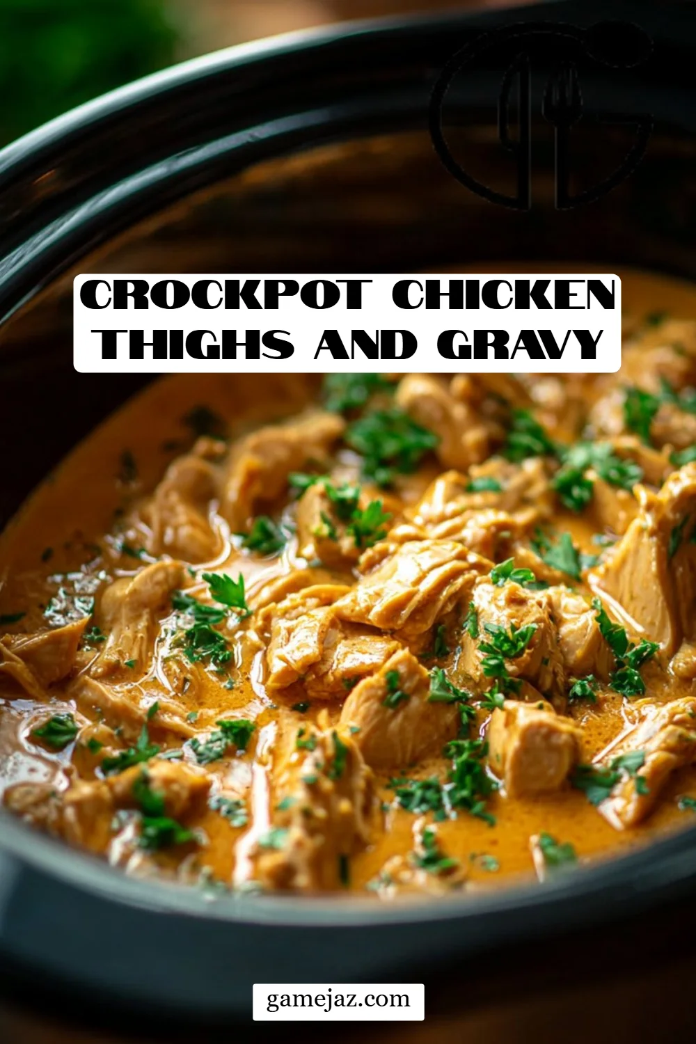 Crockpot Chicken Thighs and Gravy