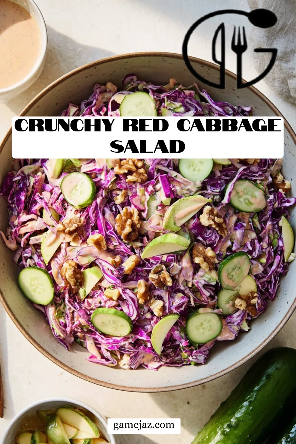 Crunchy Red Cabbage Salad