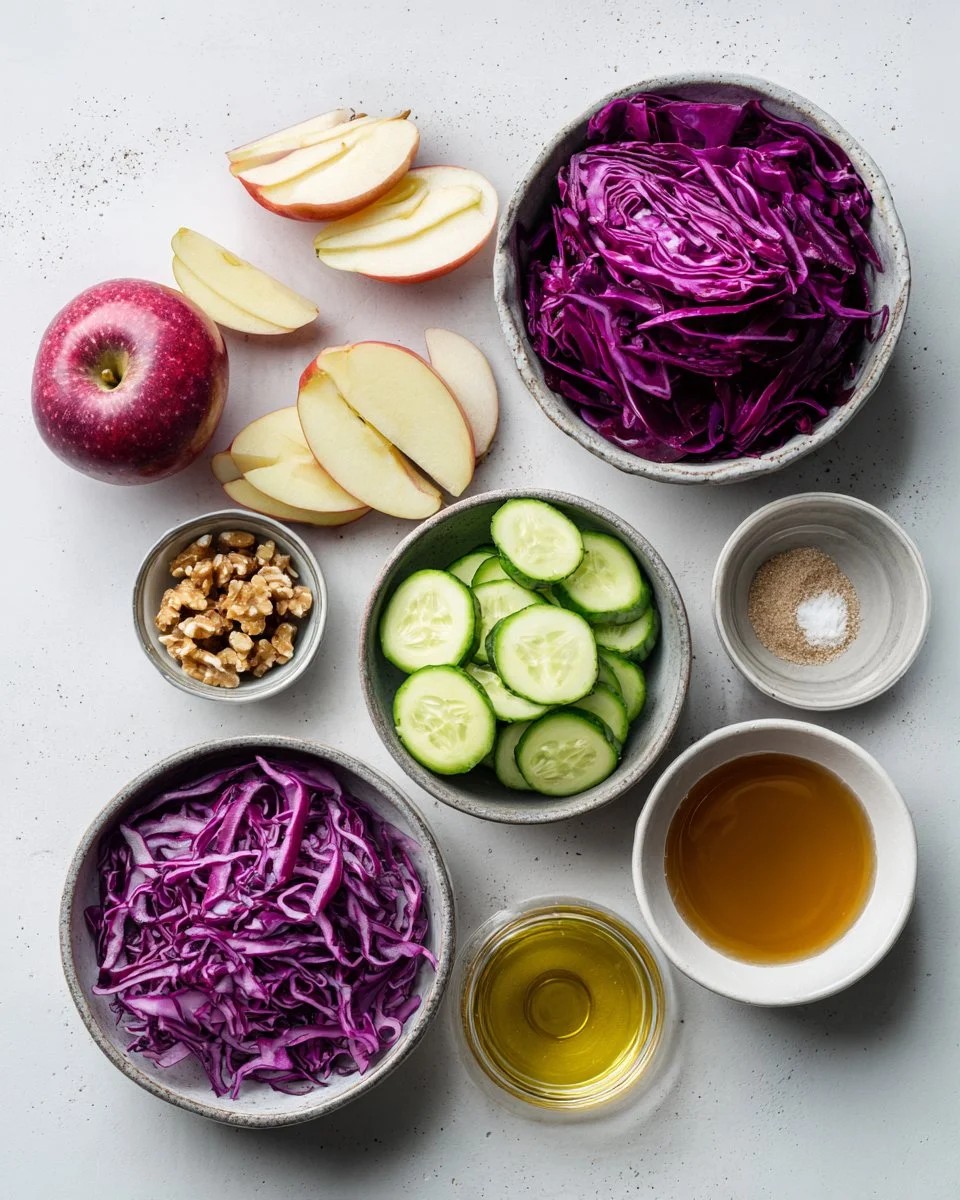 Crunchy Red Cabbage Salad