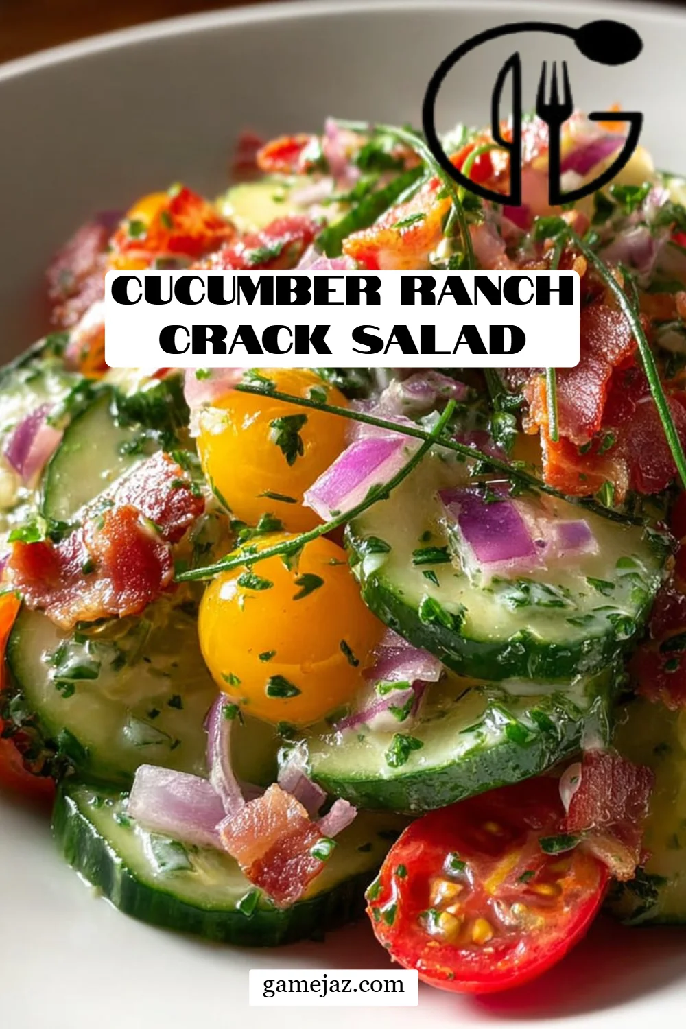Cucumber Ranch Crack Salad