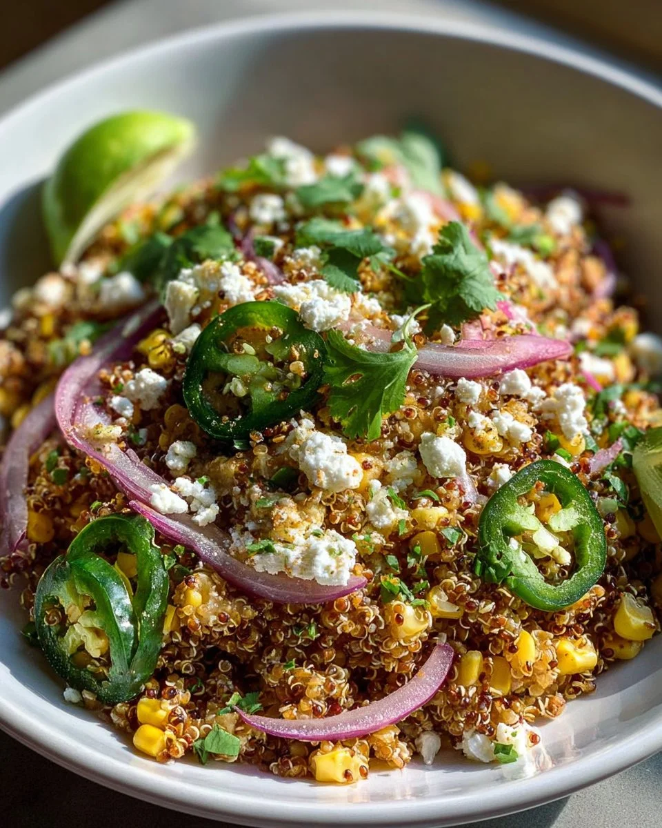Dairy-Free Mexican Street Corn Quinoa Salad