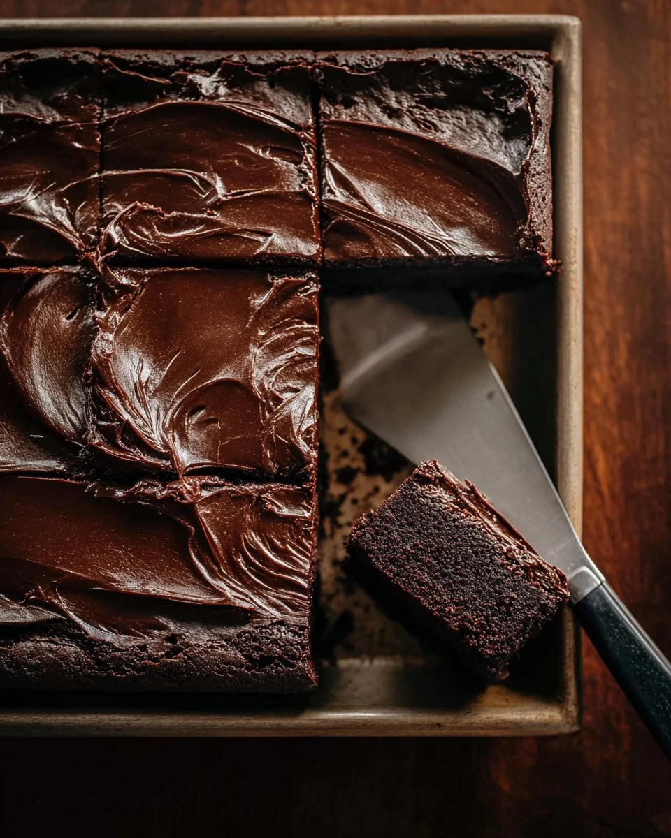 Double Fudge Whiskey Cake
