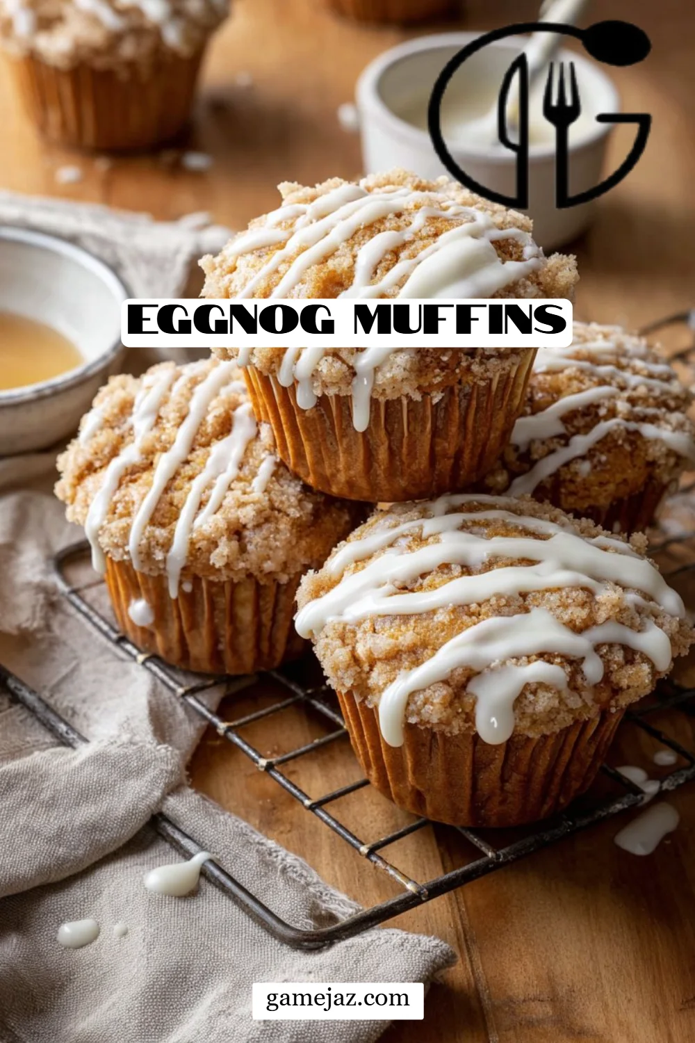 Eggnog Muffins