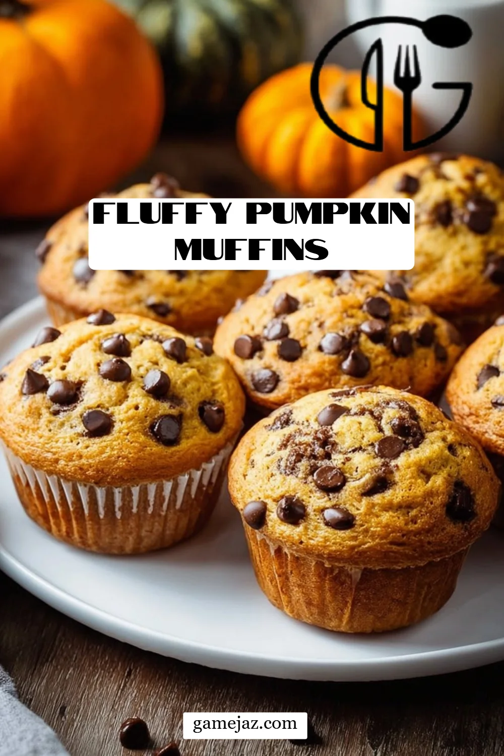 Fluffy Pumpkin Muffins