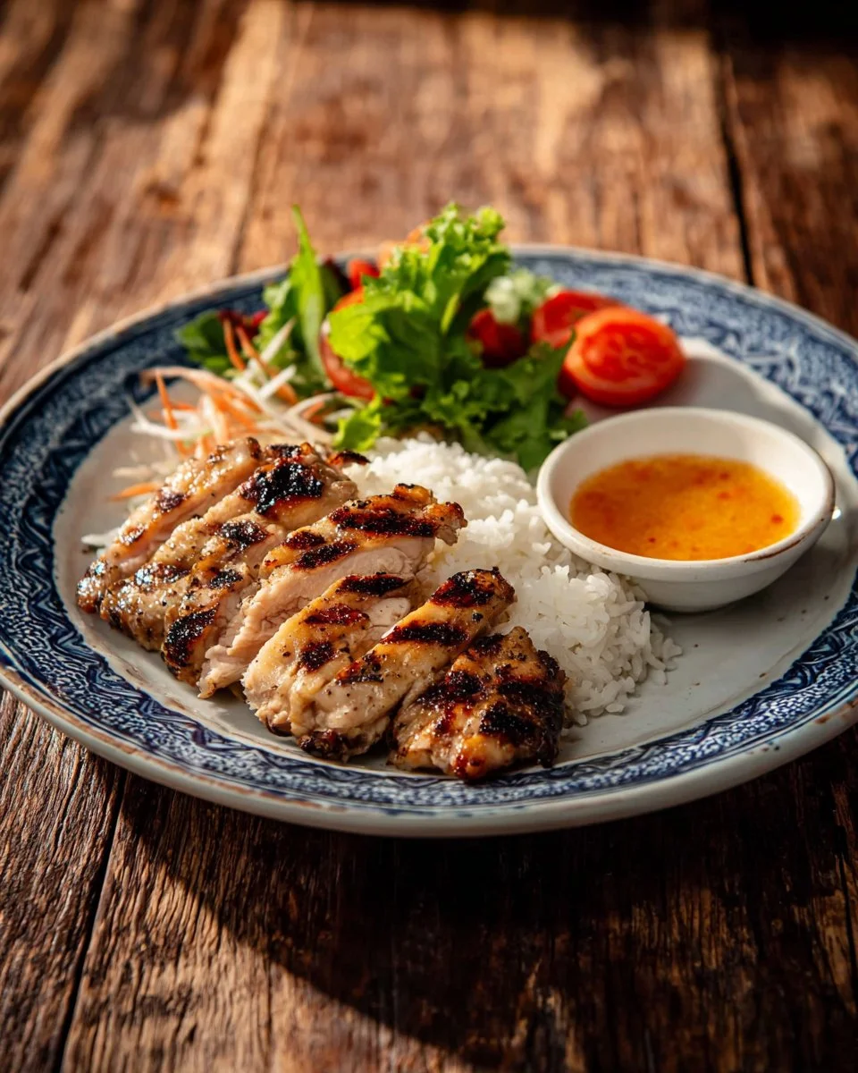 Delicious Grilled Lemongrass Chicken with Vietnamese Dipping Sauce