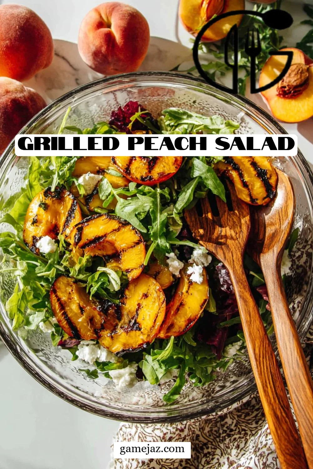 Grilled Peach Salad