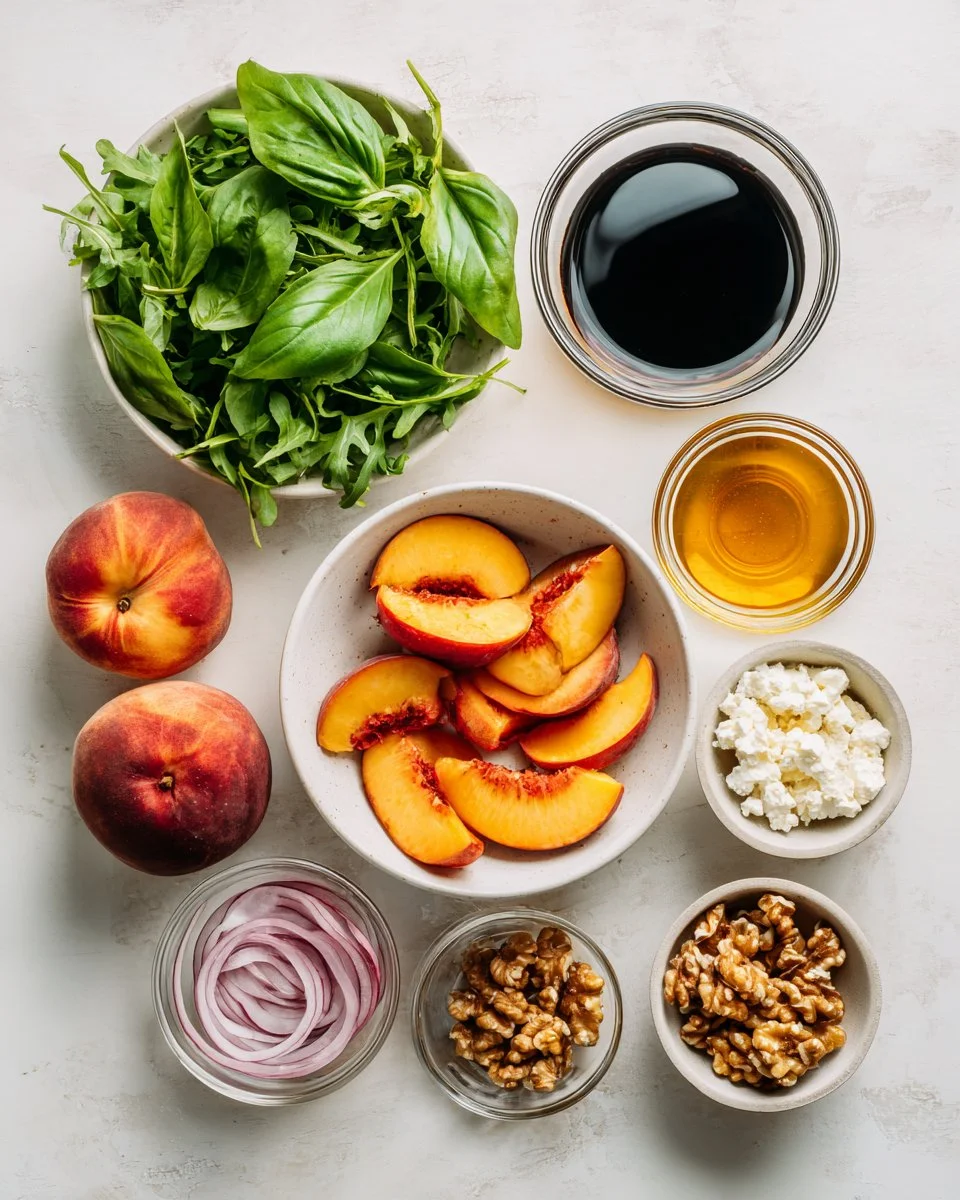 Grilled Peach Salad