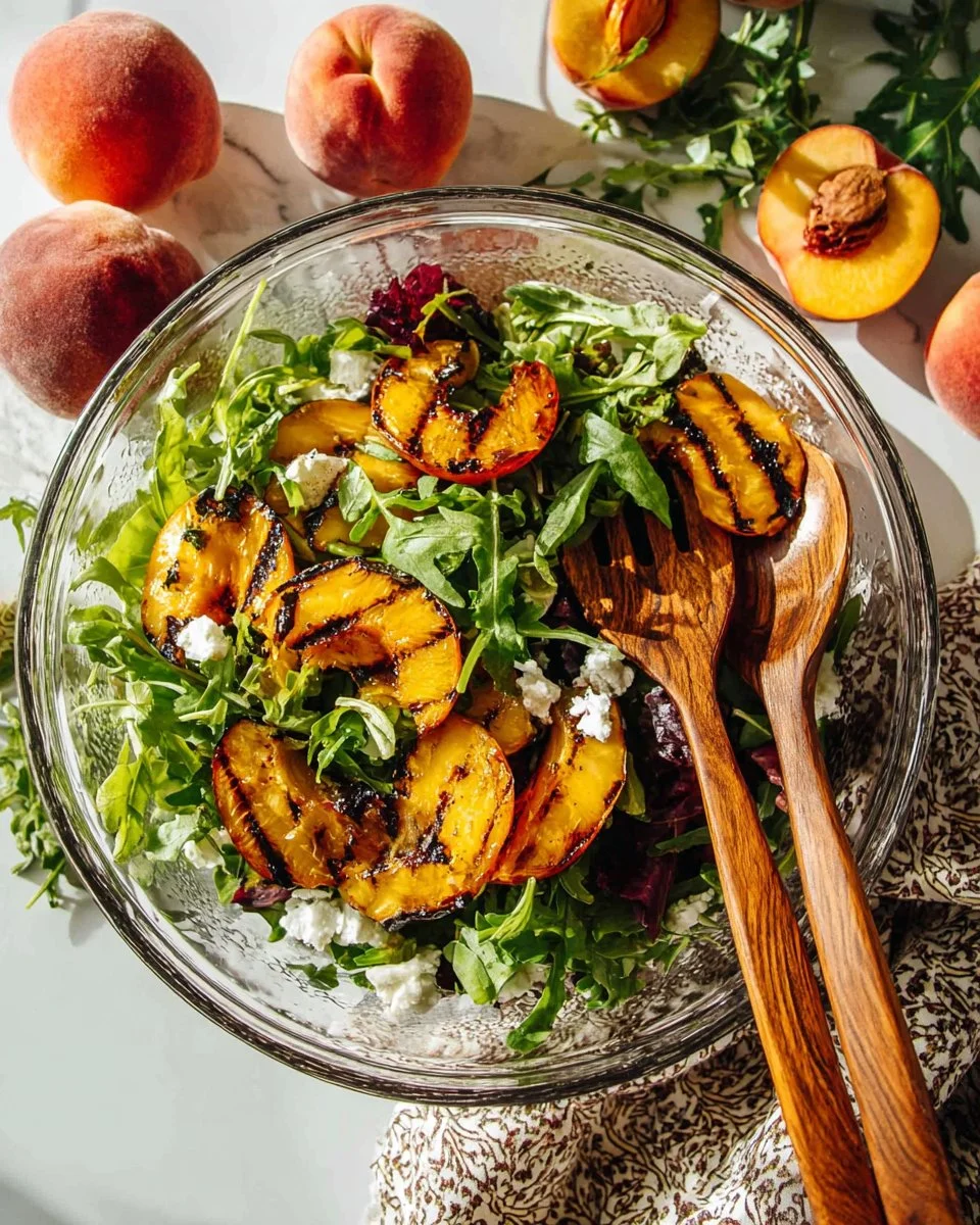 Grilled Peach Salad